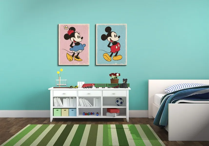 minnie-mouse-retro-obraz-na-plotnie-60x80-cm-stan-nowy