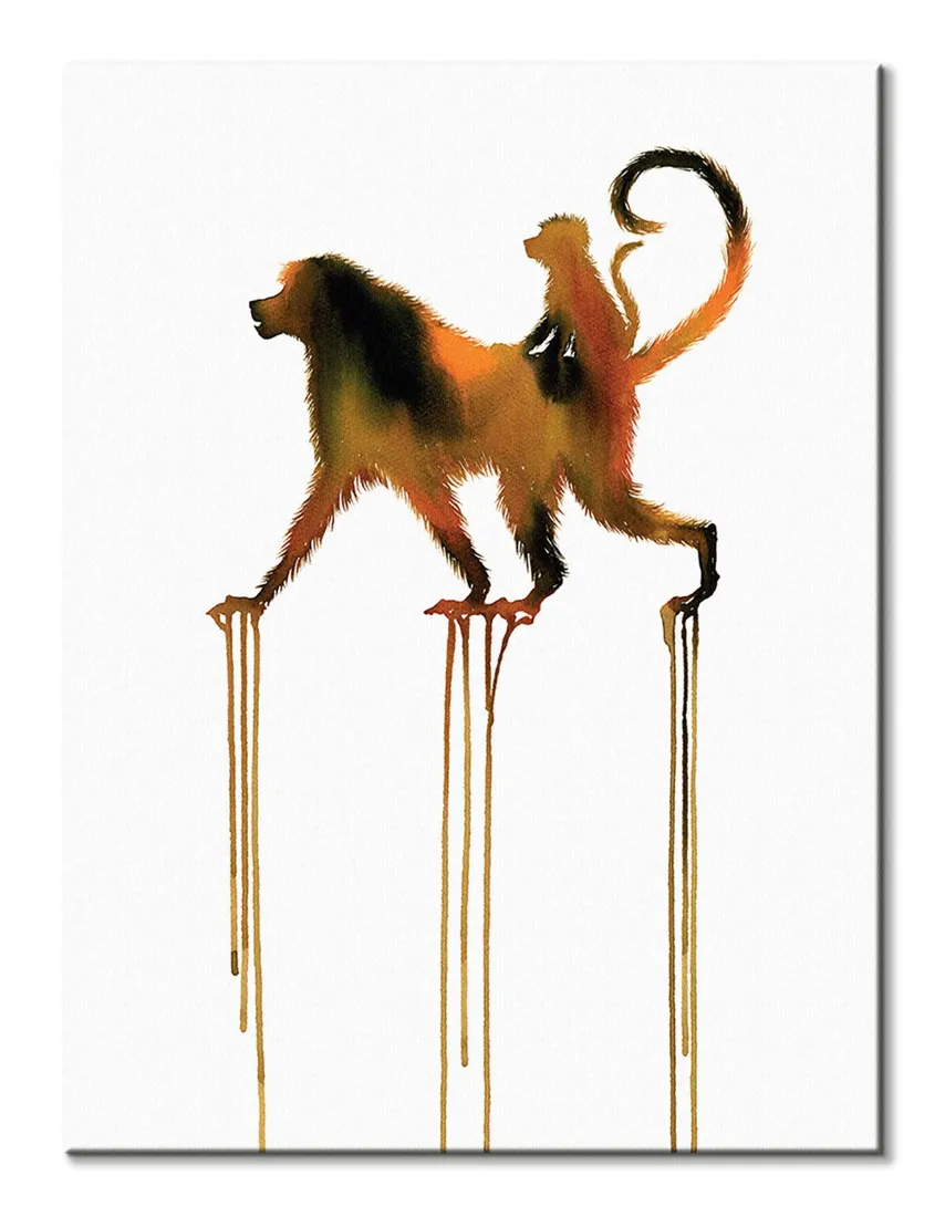 baboons-obraz-na-plotnie-60x80-cm