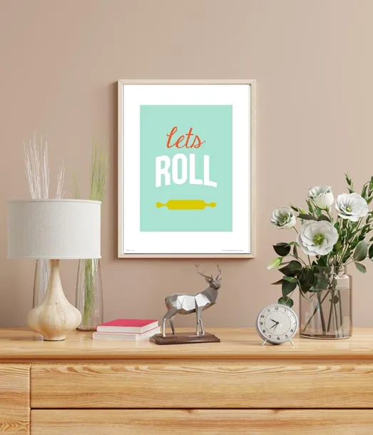 typographic-lets-roll-plakat-premium-40x50-cm-stan-nowy