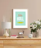 typographic-lets-roll-plakat-premium-40x50-cm-stan-nowy