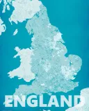 anglia-modern-blue-mapa-40x50-cm