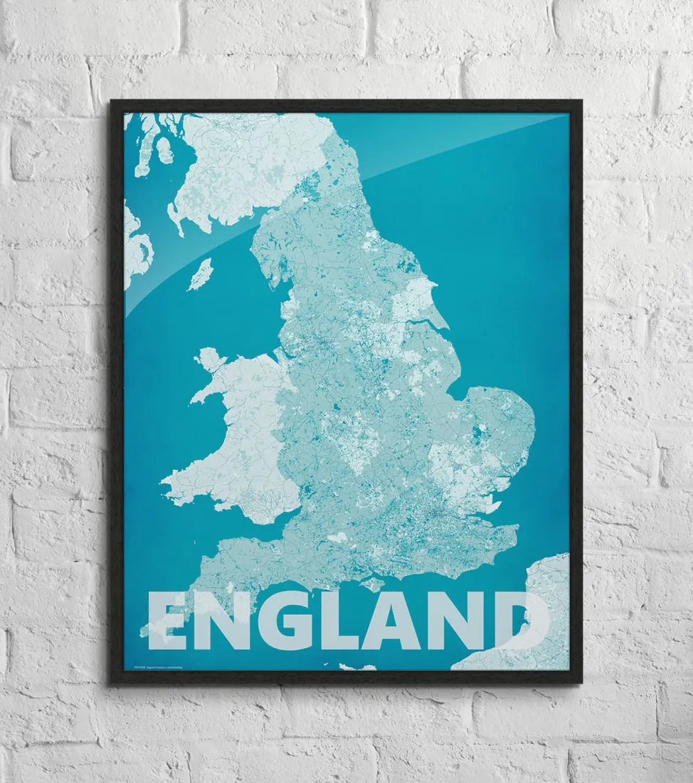 anglia-modern-blue-mapa-40x50-cm