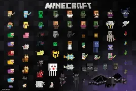 minecraft-pixel-sprites-plakat-915x61-cm