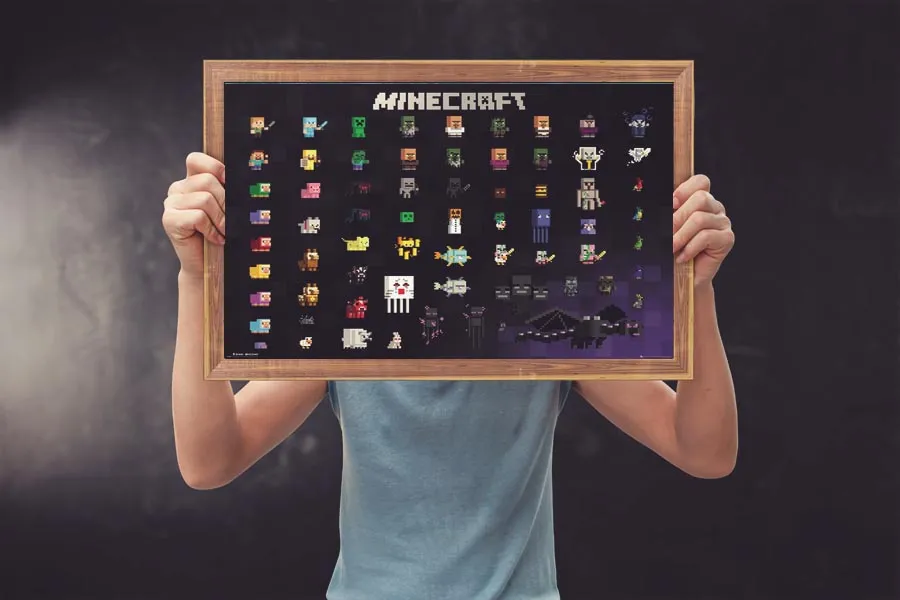 minecraft-pixel-sprites-plakat-915x61-cm