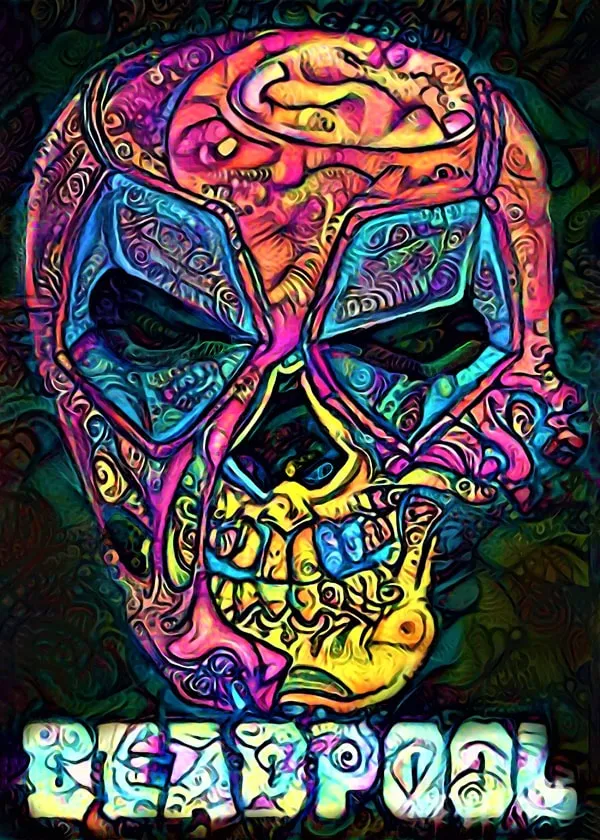 psychoskulls-deadpool-marvel-plakat-30x40-cm