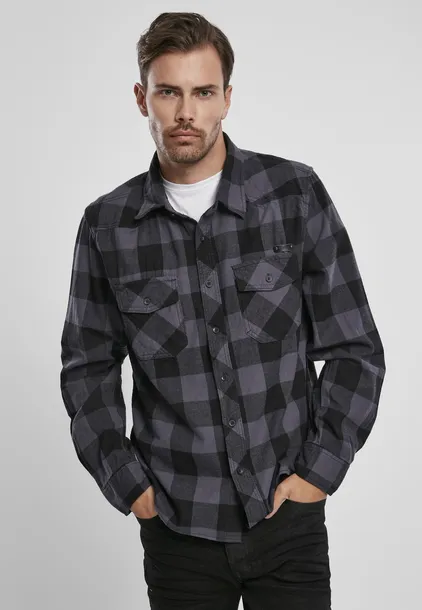 koszula-flanelowa-checked-black-grey