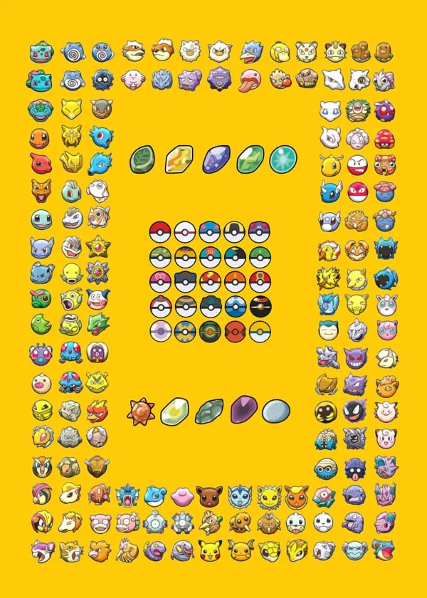 pokemon-the-first-generation-plakat-40x60-cm