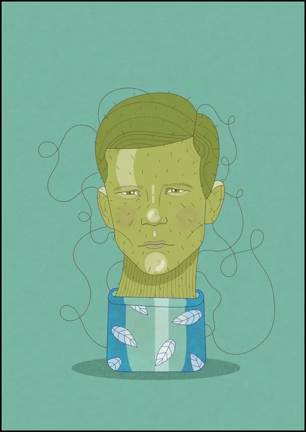 kaktus-plakat-60x80-cm