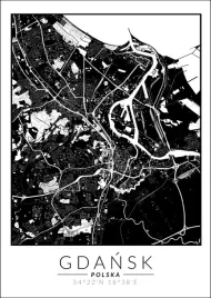 gdansk-mapa-invert-plakat-50x70-cm