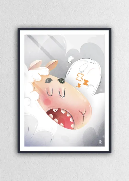 spiaca-owca-plakat-21x297-cm-stan-nowy