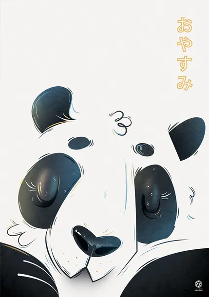 spiaca-panda-plakat-70x100-cm