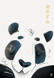 spiaca-panda-plakat-70x100-cm