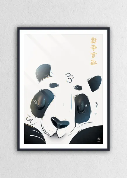 spiaca-panda-plakat-70x100-cm-stan-nowy