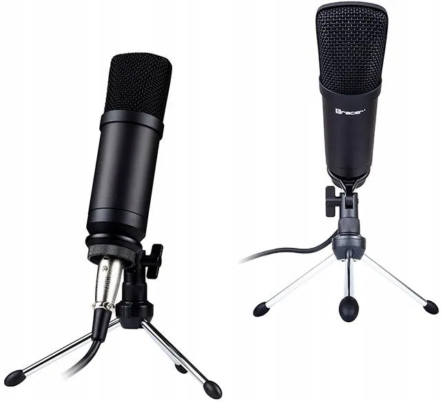 mikrofon-do-live-stream-tracer-studio-pro-statyw