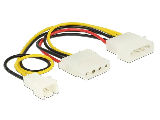 delock-2x-molex-3-pin
