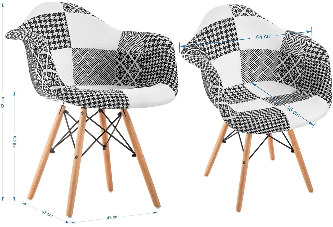 krzeslo-tapicerowane-patchwork-nowoczesne-salon