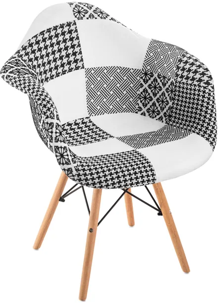 krzeslo-tapicerowane-patchwork-nowoczesne-salon-kolor-obicia-czarny