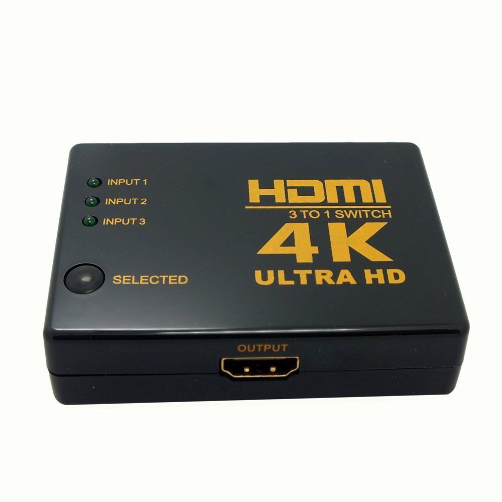 SWITCH Rozdzielacz HDMI 3 w 1 3D 4K*2K HDCP