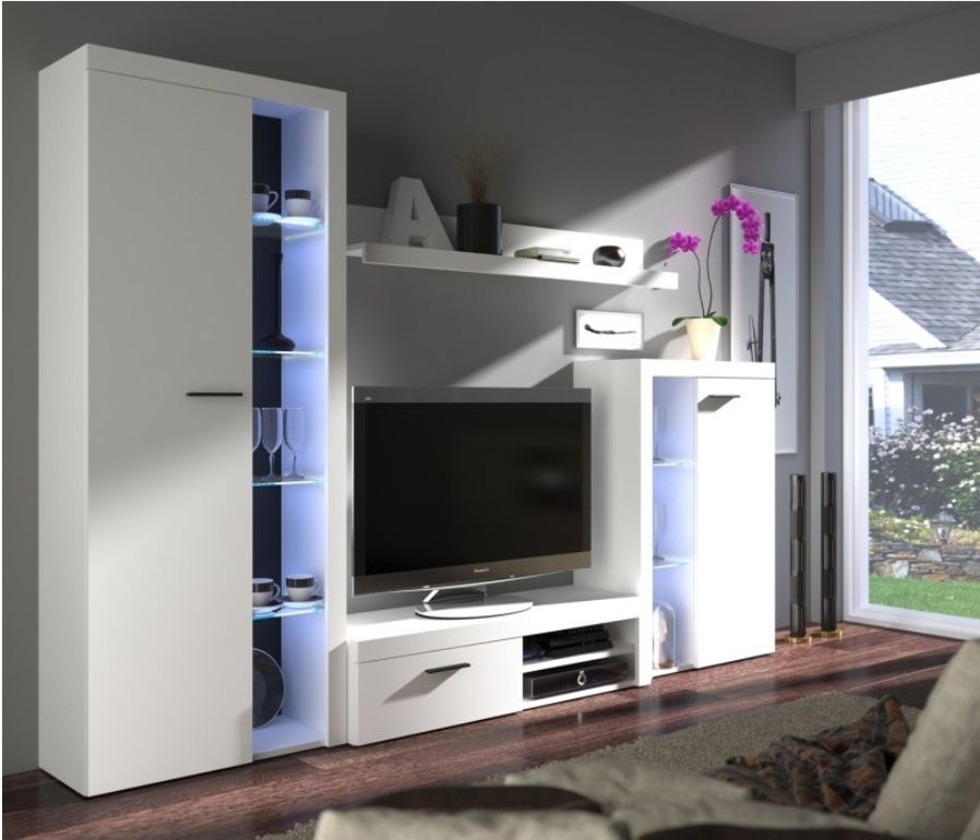 mebloscianka-rumba-biala-witryna-polka-wiszaca-stolik-rtv