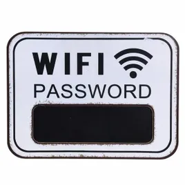 tablica-scienna-biala-wifi-password