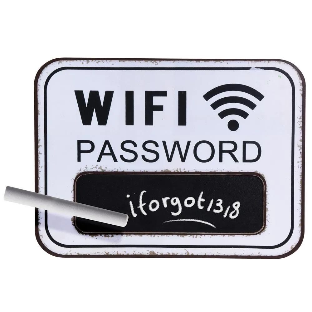 tablica-scienna-biala-wifi-password