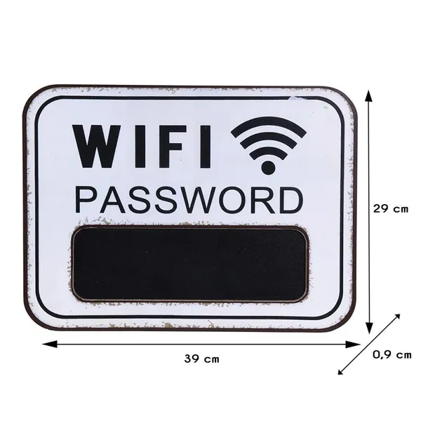 tablica-scienna-biala-wifi-password-stan-nowy