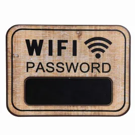 tablica-scienna-brazowa-wifi-password