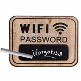 tablica-scienna-brazowa-wifi-password-stan-nowy