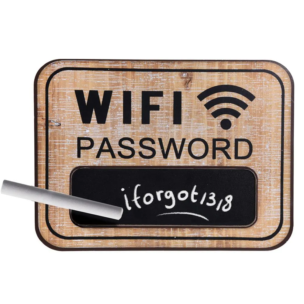 tablica-scienna-brazowa-wifi-password