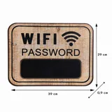tablica-scienna-brazowa-wifi-password-stan-nowy