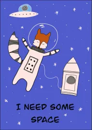 i-need-some-space-plakat-60x80-cm