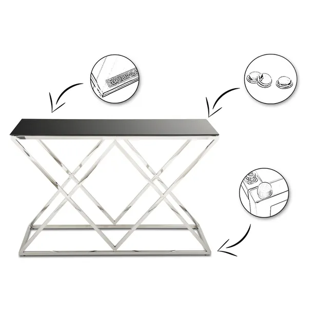 konsola-timantti-silver-black-glebokosc-mebla-40-cm
