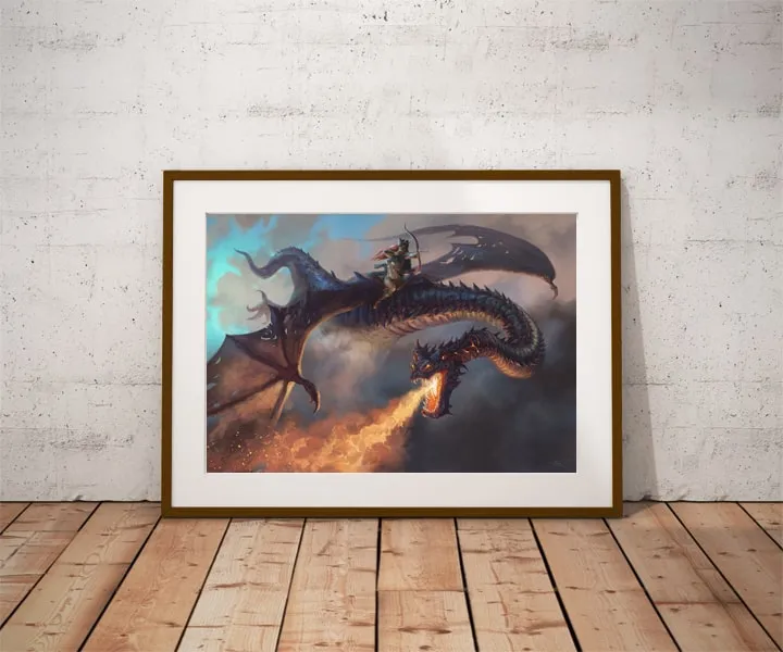 smok-plakat-70x50-cm-stan-nowy