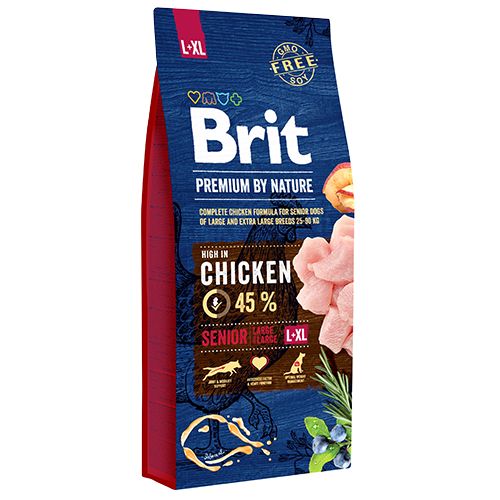 Promocja Brit Premium By Nature Senior L/XL 15kg wyprzedaż przecena