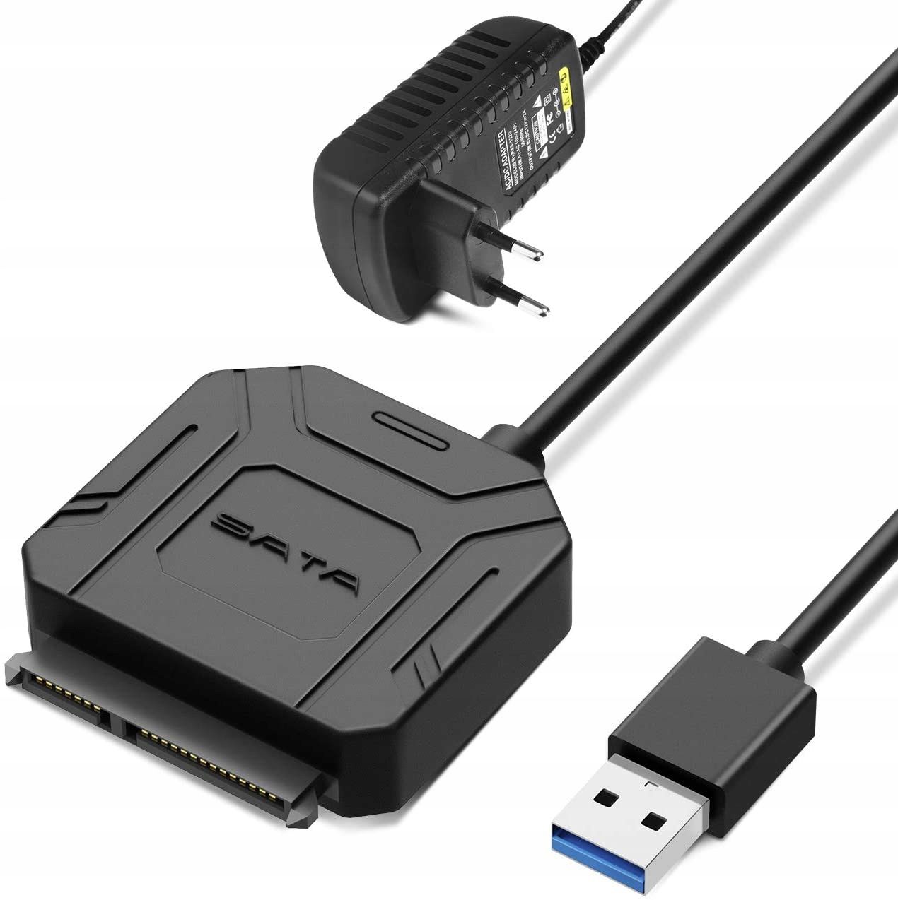 Adapter Dysków SATA 2,5 3,5 USB 3.0 przejściówka zasilanie