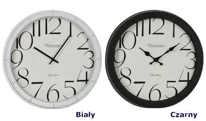 bialy-zegar-scienny-engles-kolor-bialy