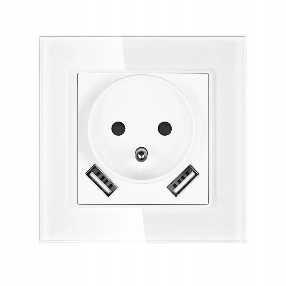 gniazdko-gniazdo-do-ramek-biale-z-bolcem-usb-stan-nowy