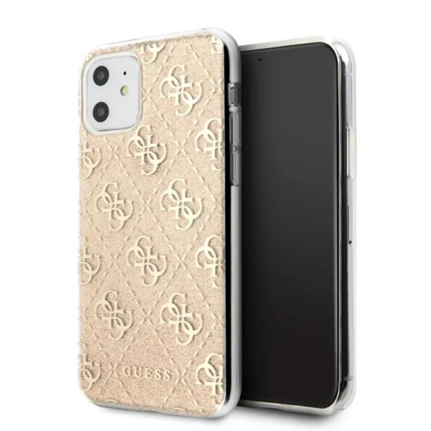 guess-4g-glitter-etui-iphone-11-gold