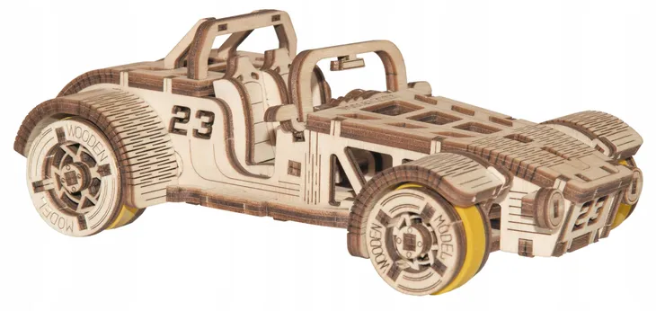 drewniane-puzzle-3d-samochod-roadster-stan-nowy
