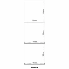 zegar-dmuchawce-w-bezu-30x90