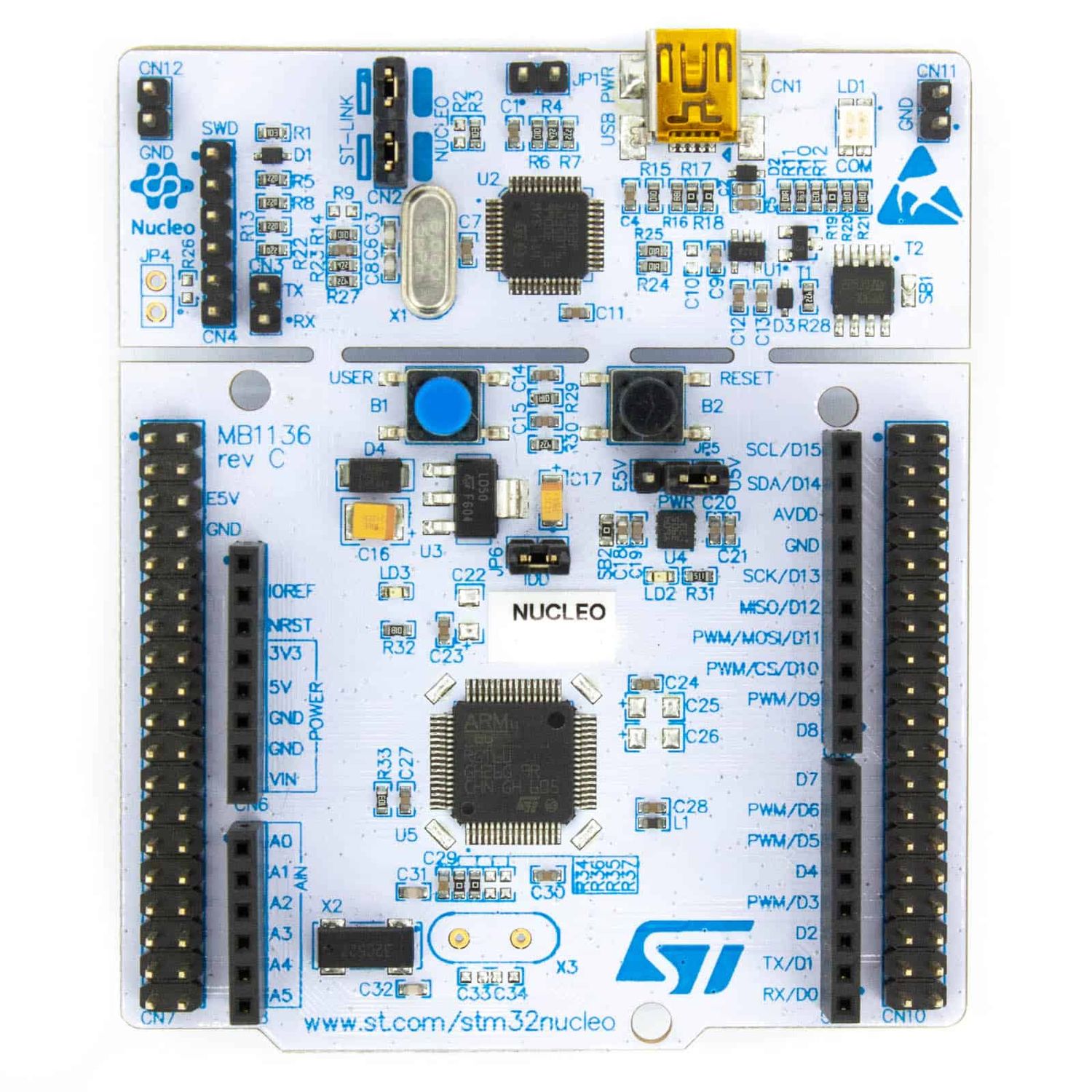 STM32 NUCLEO-F401RE Nucleo-64 z STM32F401RET6 ARM Cortex-M4