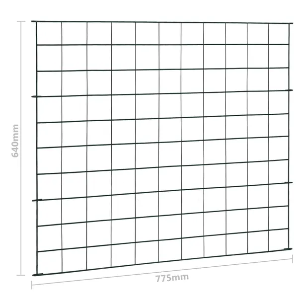 plotek-ogrodowy-775-x-64-cm-zielony-stan-nowy