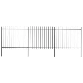 ogrodzenie-z-pretow-z-grotami-stalowe-51-x-15-m-czarne