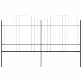 panele-ogrodzeniowe-z-grotami-stal-15-175-x-34-m-czarne
