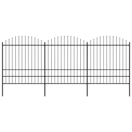 panele-ogrodzeniowe-z-grotami-stal-175-2-x-51-m-czarne