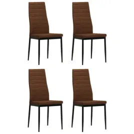 krzesla-stolowe-4-szt-brazowe-obite-tkanina