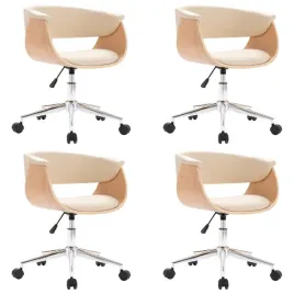 obrotowe-krzesla-stolowe-4-szt-kremowe-obite-sztuczna-skora