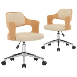 krzesla-obrotowe-2-szt-kremowe-giete-drewno-i-ekoskora