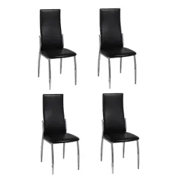 krzesla-stolowe-4-szt-czarne-obite-sztuczna-skora