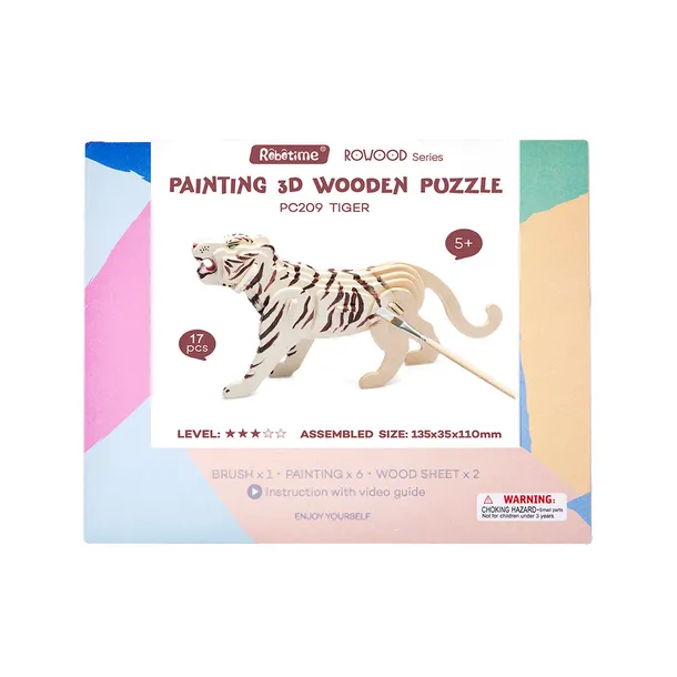robotime-puzzle-3d-do-malowania-tygrys-marka-robotime